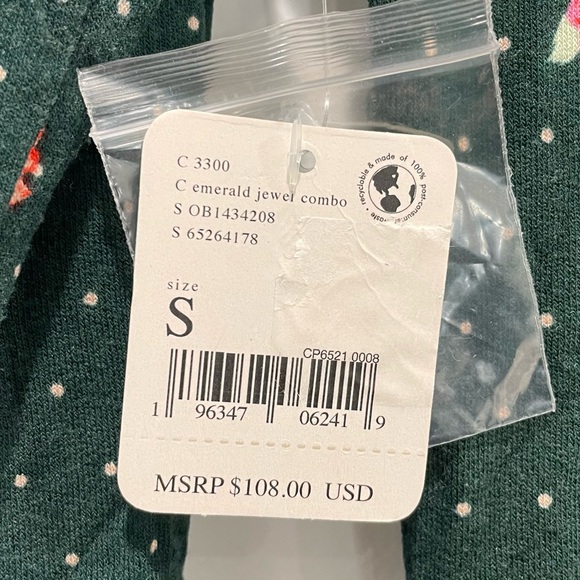 NWT Free People Green Celia Mini Dress - Picture 13 of 14